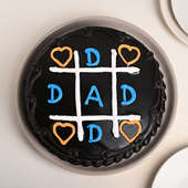 Buy Dad XO Choco Cake - Top View